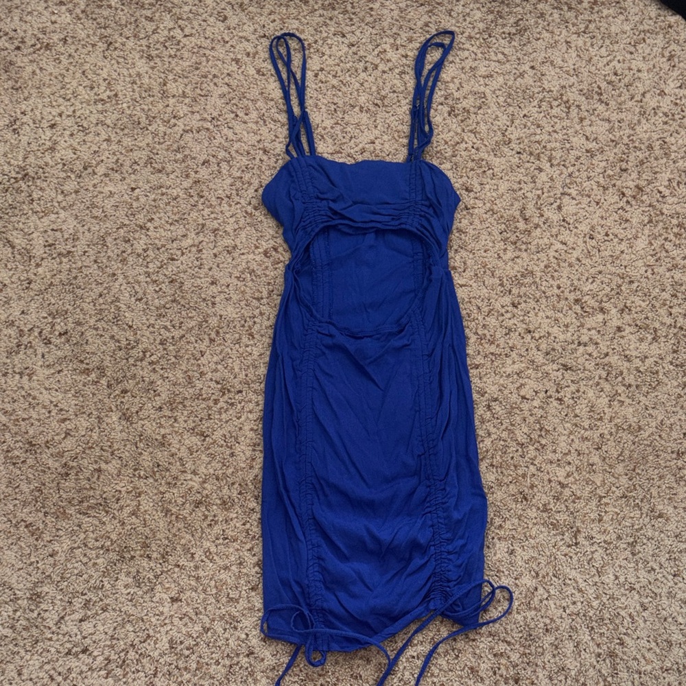 Wild Fable Strappy Blue Mini Dress